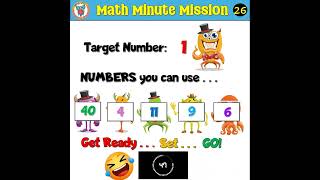 Details Math Minute Mission Challenge #26 Update