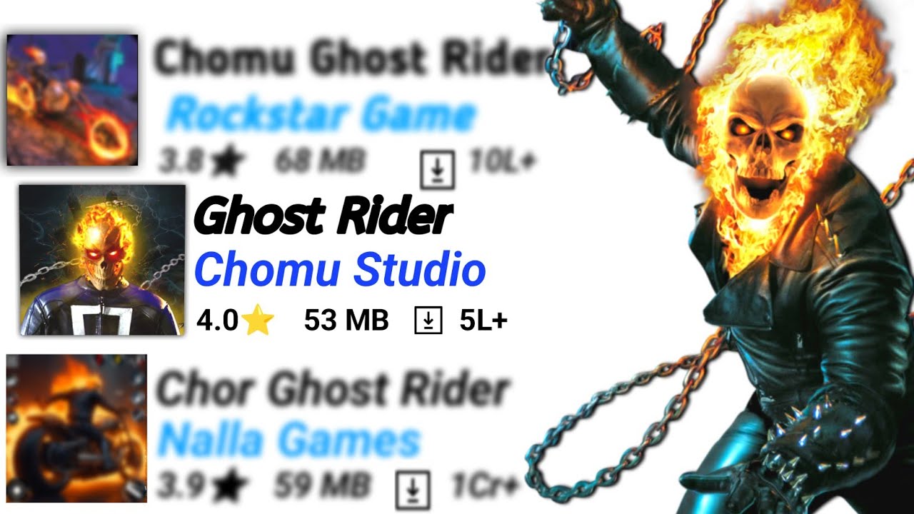 I Tried Every Ghost Rider Games 😍 From Play Store 🔥 - YouTube