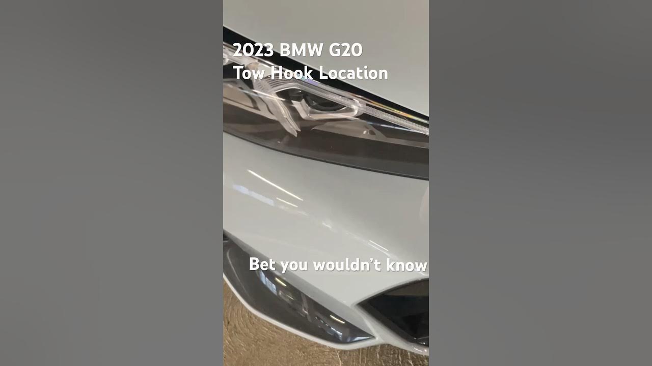 You would never know the Tow Hook Location from 2023 BMW G20 3