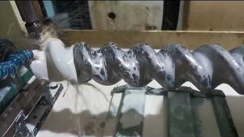 [3DMASTER] Phay CNC 4 trục đồng thời lõi khuôn vít xoắn thép SKD