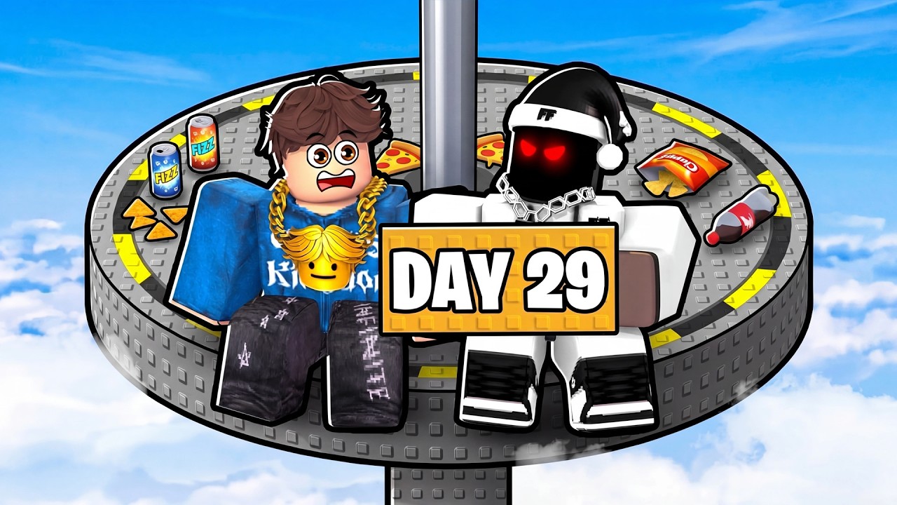 Surviving 30 DAYS in the Sky in Roblox..