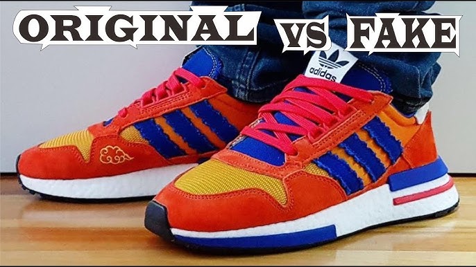 todo lo mejor Cementerio valores REAL vs FAKE: ADIDAS DBZ "GOKU" ZX500 RM - YouTube