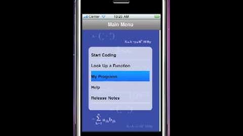 iMathlab iPhone App Demo