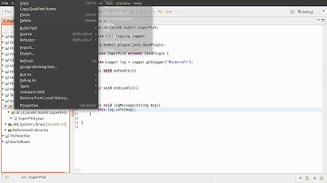 Java Bukkit Plugin Tutorial: Chat Commands - Project Set-up [part 01]