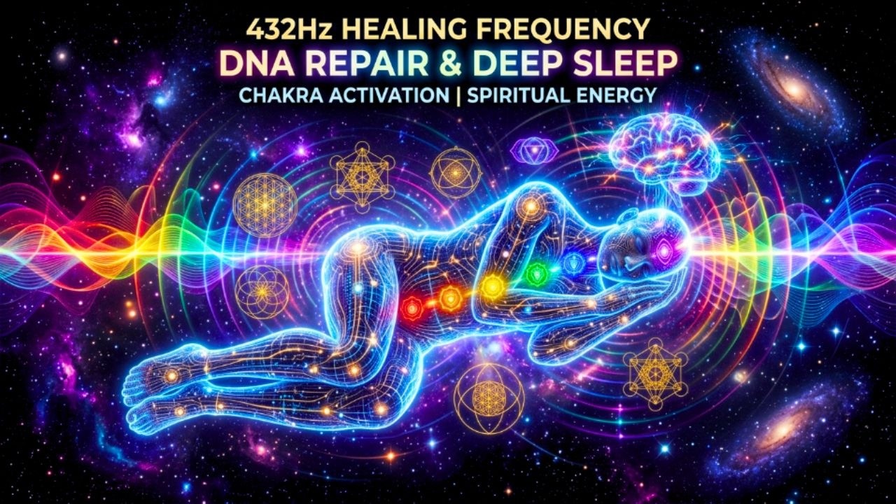 432Hz Alpha Waves While You Sleep | Deep Spiritual & Physical Healing ...