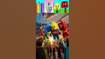 Sprunki-OC Blockie 72 X Alphabet P X Lego X Number Block 1 are superheroes #sprunki