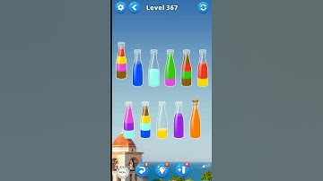 Water Sort Puzzle Game Level 367 #watersortpuzzle #watersortgame #mobilegame #colorpuzzle #games