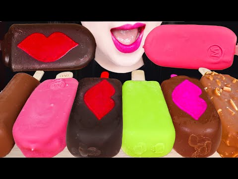 ASMR <strong>LIPS</strong> ICE CREAM 입술 아이스크림 먹방 MUKBANG, EATING