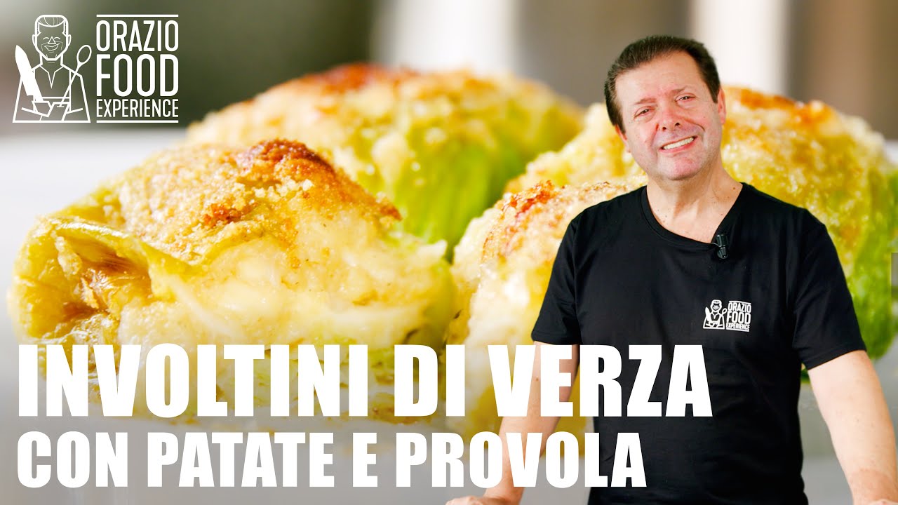 INVOLTINI DI VERZA CON PATATE E PROVOLA - Ricetta semplice e prelibata