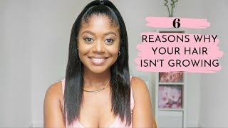 6 REASONS WHY YOUR HAIR ISN&#39;T GROWING - AVOID SETBACKS | Healthy Hair Junkie