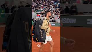 Djokovic vs Zverev: The Calm Before The Storm 👑 #tennis #djokovic #tennishighlights