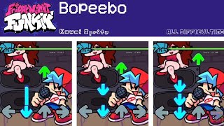 Bopeebo - Difficulty Comparison | Friday Night Funkin' [Mobile]