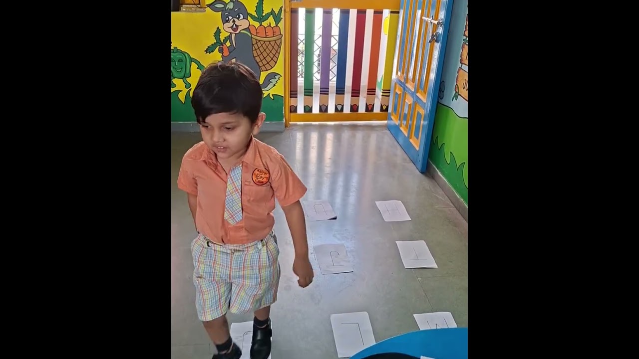 Introduction of letter U # Jumping Activity # Kalrav Activity Centre #