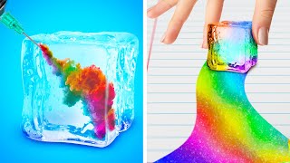 Ice and Paints: Amazing drawing techniques for adults and kids