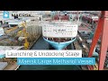 Maersk large methanolenabled vessel launching and undocking milestone