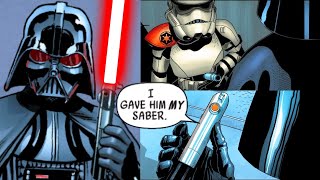 When Darth Vader gave His Lightsaber to a Stormtrooper(Canon)  Star Wars Comics Explained