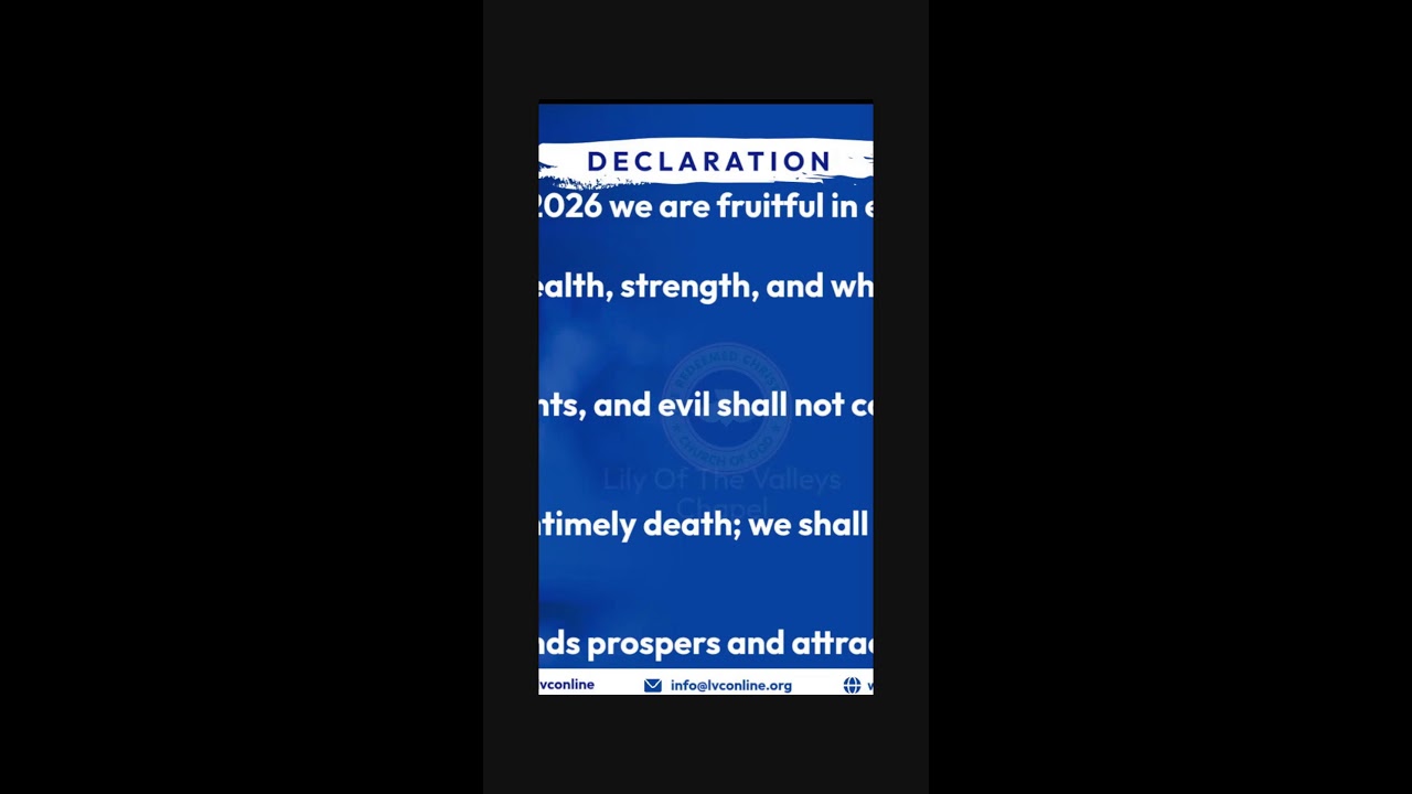 RCCG JANUARY 2026 SPECIAL SUNDAY THANKSGIVING SERVICE 📱