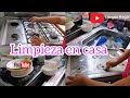 Rutina de limpieza en casa +lavando estufa muy sucia #limpieza #hogar #limpiohogar#estufa