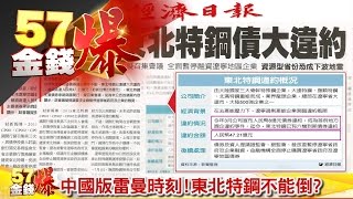 東北特鋼不能倒?、王石擊退野蠻人?、軟銀兆元求婚安謀!《57金錢爆》2016.0719