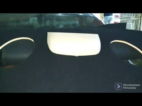 ساوند سيستم في شيفروليه افيو سماعات بايونير 500 مع عمل استاند خشبي للسماعات شكل انسيابي ممتاز