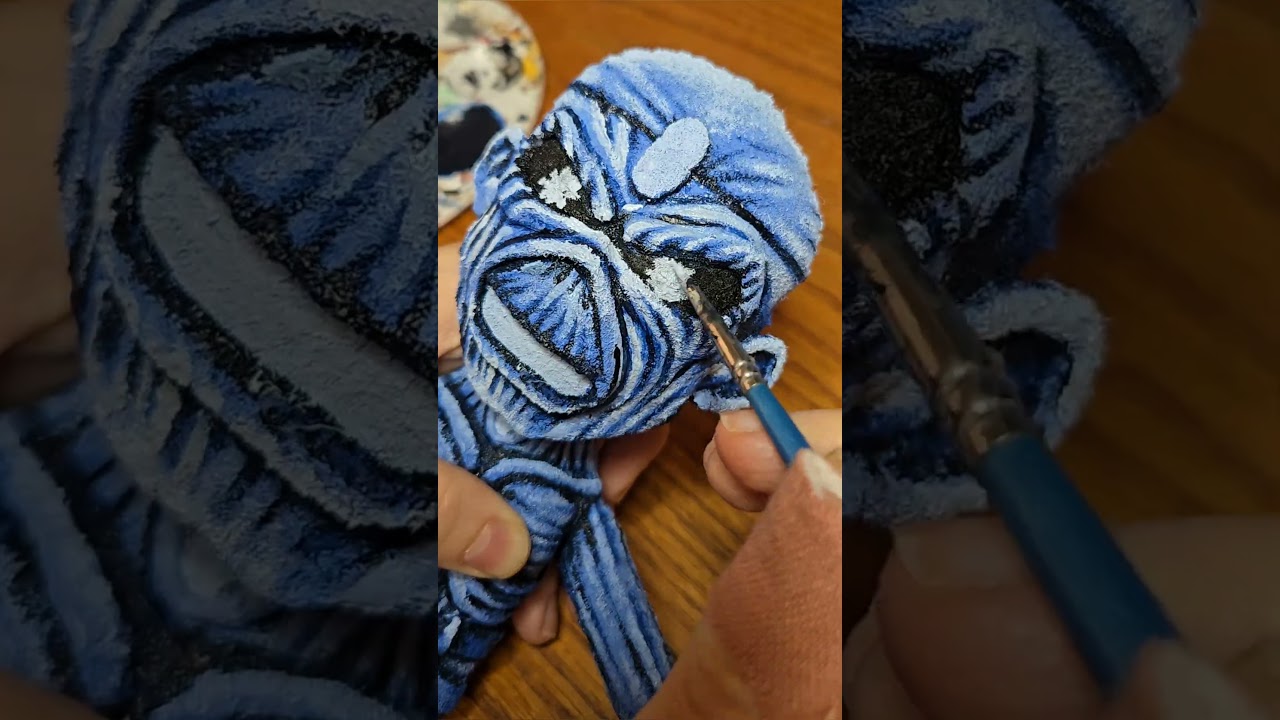 Painting Different World Eddie #ironmaiden #eddiethehead #heavymetal #uptheirons