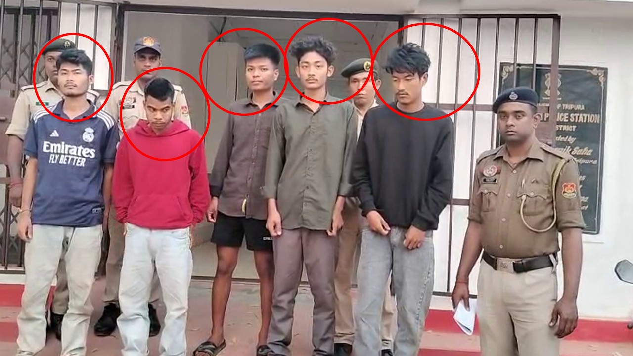 Five Arrested for Minor’s Gang Rape in Khowai Baijalbari