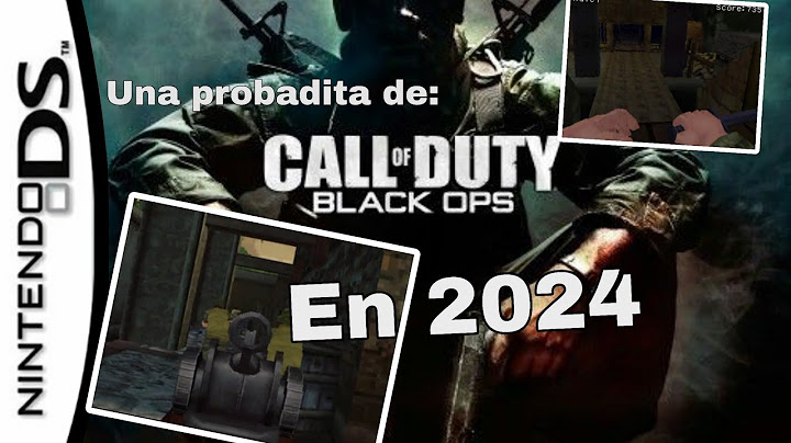 Call of Duty Black Ops para la Nintendo DS en pleno 2024