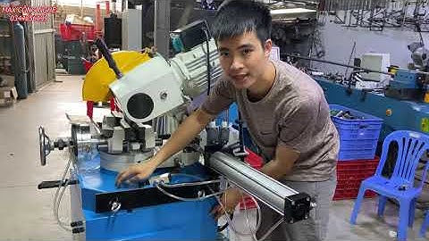 Xoay góc tự động cho máy cắt kỹ thuật - cắt inox không ba via
