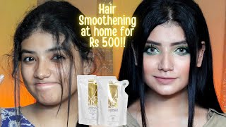 loreal hair smoothing | xtenso extra resistant hair | oleoshape | shampoo | mask | short video