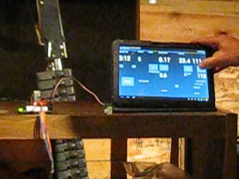 Micromedic Propeller to Android  via Bluetooth for Treadmill Control