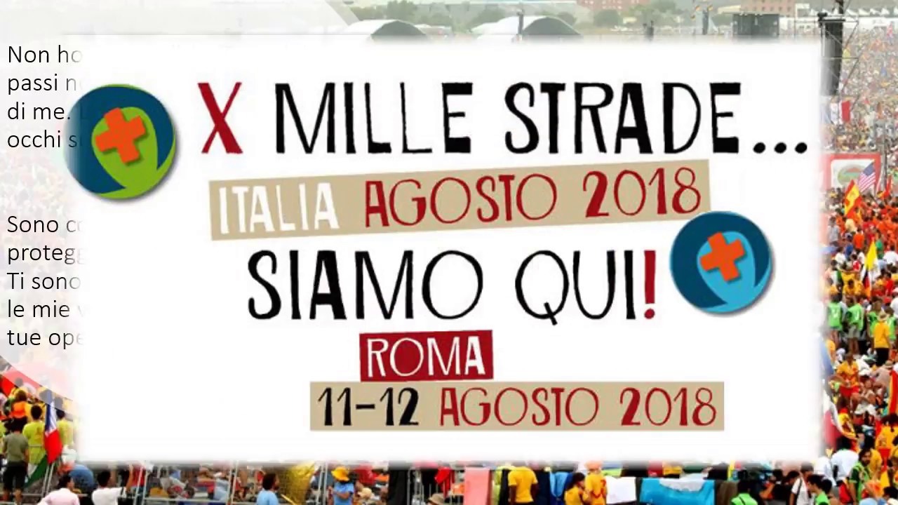 Musica e testo inno ufficiale sinodo dei giovani 2018