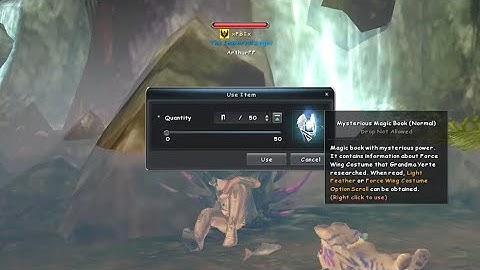 Open Mysterious Magic Book (Normal) Force Wing Scroll | Cabal Online (NA/TITAN)