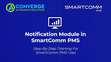 Notification Module in Smartcomm PMS