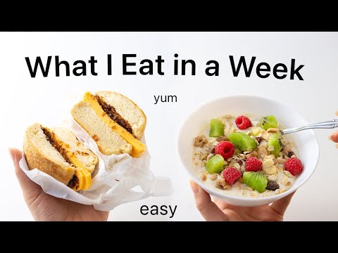 What I eat in a Week realistic  vegan in Berlin amp NYC