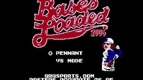 Bases Loaded 2006 Final Version Title Sequence (NES) #shorts
