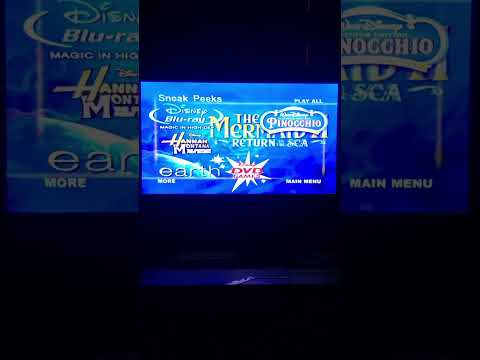 Sneak Peeks Menu From The Cheetah Girls One World 2008 DVD