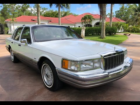 This 49K Mile 1990 Lincoln Town Car on the Panther Platform was a Car Ford Never Intended to Build