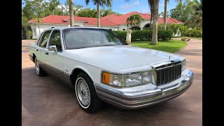 This 49K Mile 1990 Lincoln Town Car on the Panther Platform was a Car Ford Never Intended to Build