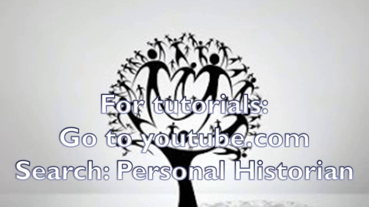 writing your family history youtube