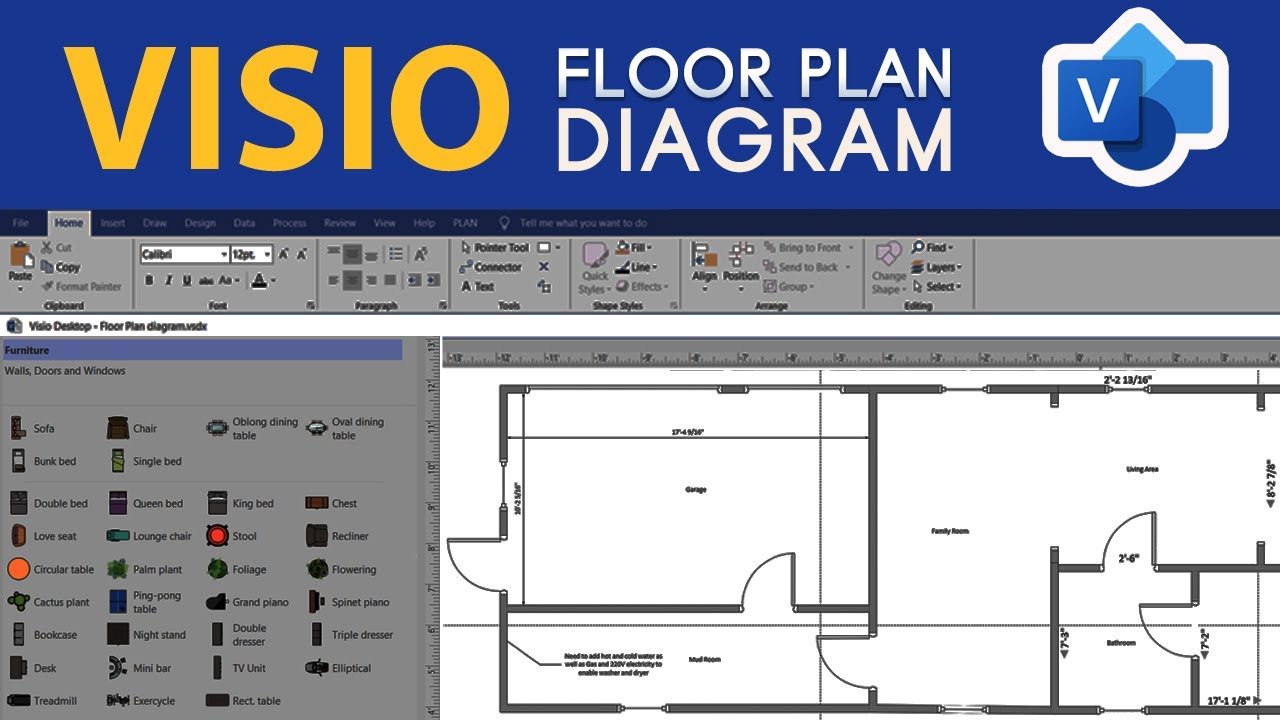 Floor Plan Template Free Download Of Visio Floor Plan Template - Gambaran