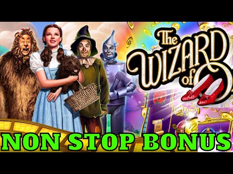 NON STOP Bonuses On High Limit Wizard Of Oz Slot