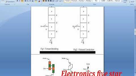 Thyristor scr in proteus