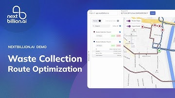 Waste Collection Route Optimization Demo | NextBillion.ai #routeoptimization #wastecollection