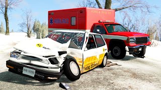 Student Driver Fails & Crashes 12: Winter Edition | BeamNG.drive