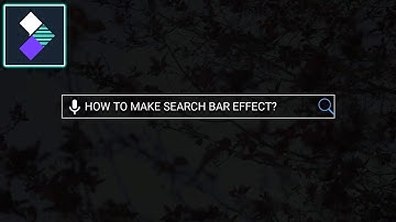 FILMORA X | HOW TO MAKE SEARCH BAR ANIMATION EFFECT | SEARCH BAR INTRO TUTORIAL [HINDI]