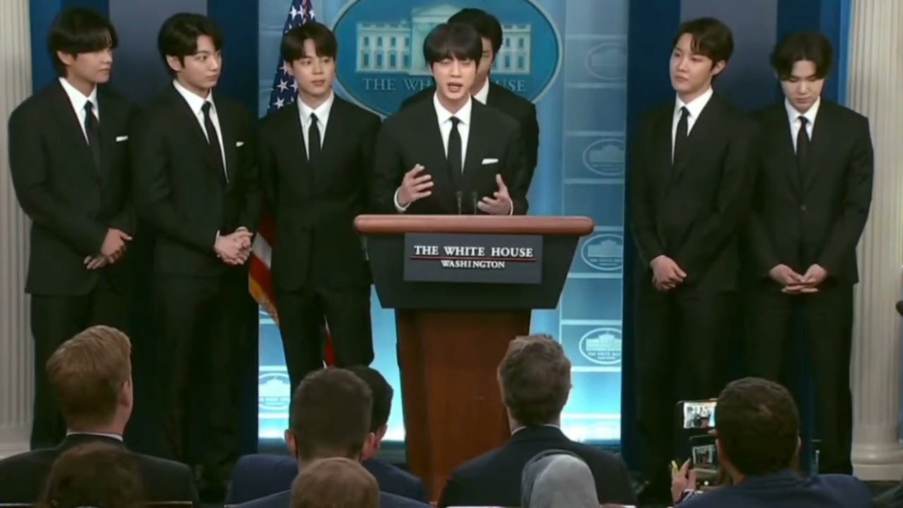BTS Full Speech At White House BTS White House Speech Full HD video