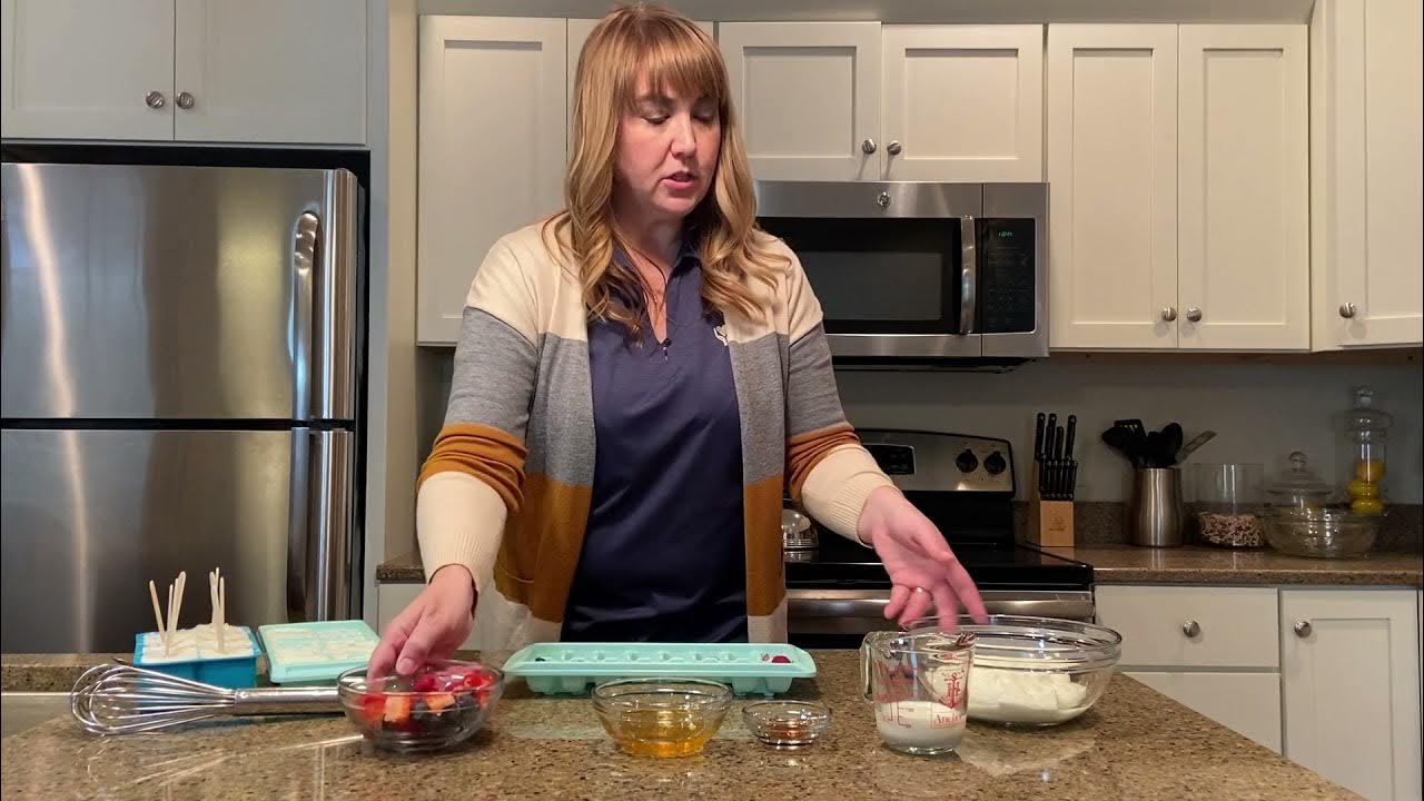 Fro-yo Fruit Bites by Registered Dietitian, Laura Luecke - YouTube