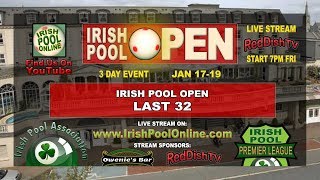 IRISH POOL OPEN 2020 - (Sunday Pt.2) Irelands Eightball Pool - Bridge House Hotel, Tullamore
