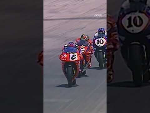 Biaggi ⚔️ Abe ⚔️ Roberts Jr at the 1999 Rio GP