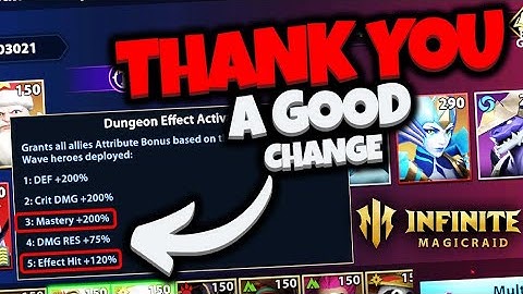 [Infinite Magicraid] Thank GOD This is Changing